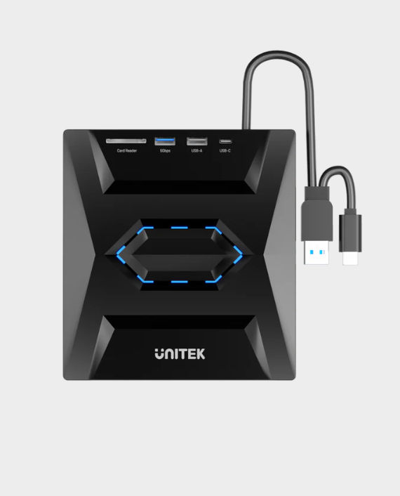Buy UNITEK 5-in-1 External Optical Drive with USB Hub in Qatar ...