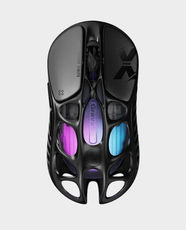 GravaStar Mercury X Pro Wireless Gaming Mouse with 8K Dongle | PAW3950 Sensor | Tri-Mode Connectivity | 32000 DPI | 8000 Hz Polling | 5 Programmable Buttons | 110H Battery | GS X PRO-BLK - Galaxy Black