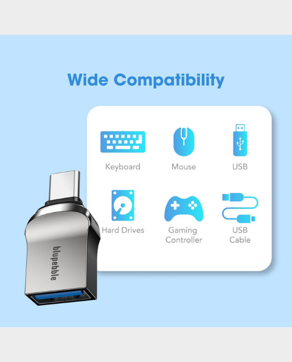 Buy Blupebble USB-C to USB-A 3.1 OTG Adapter Price in Qatar ...