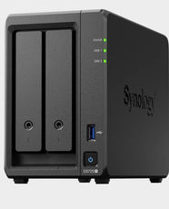 Synology DiskStation DS725+ | 2-Bay NAS Enclosure for Home and Small Business | High-Performance Data Storage | Compact Metal Chassis | Ideal for Media Servers, Surveillance, and Cloud Sync - Black