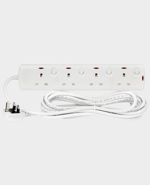Buy Terminator 4-Way Extension 5m 13A 3250W in Qatar - AlaneesQatar.Qa