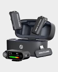 Hollyland Lark Max 2 Standard Combo 2-Person Wireless Microphone System with Camera RX and USB-C | Dual Receivers | 48 kHz / 32-bit Float Recording | Low-Latency Wireless Audio Monitoring - Black