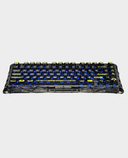 GravaStar Mercury K1 Lite 75% Wireless Mechanical Gaming Keyboard | Custom GravaStar x BSUN Linear Switches | Tri-Mode Connectivity | Transparent PC Frame | RGB Backlight | GS K1 LITE-XTAL-BLK - Transparent Black