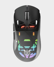 Onikuma CW930 Tri-Mode Wireless Gaming Mouse | Up to 80h Battery Life | 5-Level DPI Upto 3600 | 11 RGB Modes | Bluetooth 5.0 Connectivity | 2.4G Wireless Connectivity - Black