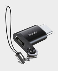 Blupebble USB-C to Micro USB OTG Adapter | Upto 480 Mbps Data Transmission | 0.5A Charging Support | Mini and Portable Design | BP-OTGCMICRO-BK - Black