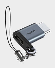 Blupebble USB-C to Micro USB OTG Adapter | Upto 480 Mbps Data Transmission | 0.5A Charging Support | Mini and Portable Design | BP-OTGCMICRO-GY - Grey