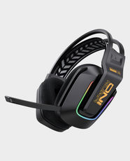Onikuma GT828 Multi-Mode Gaming Headset | Advanced Noise-Reduction Microphone | Upto 55 Hours Playback (With Lighting Turned Off) | 20Hz - 20kHz Frequency Response | USB 2.4GHz / Type-C / Wireless / Wired Connectivity - Black