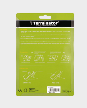 Terminator Bells Set Buy Terminator Digital Wireless Door Bell 100m in Qatar - AlaneesQatar.Qa
