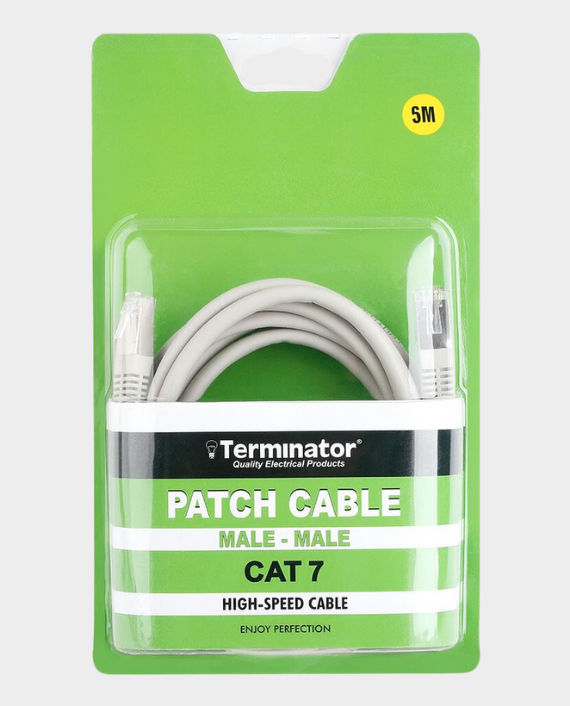 Buy Terminator CAT7 Ethernet Cable 15m RJ45 White in Qatar ...