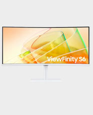 Samsung ViewFinity S65TC 34-Inch Curved Monitor | VA 1000R | Ultra-Wide QHD 3440×1440 | 100Hz Refresh Rate | FreeSync | Thunderbolt 4, DP | LS34C650TAMXUE - White