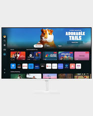 Samsung 32-Inch M5 M50D Smart Monitor with Built-in Speakers | FHD 1920×1080 | 60Hz Refresh Rate | 1x HDMI 1.4 | 2x USB Hub | LS32DM501EMXUE - White