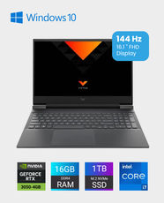 Victus by HP Laptop 16-d0025ne / 4A3F3EA / Intel Core i7-11800H / 16GB RAM / 1TB SSD / NVIDIA GeForce RTX 3050 4GB / 16.1 inch FHD / Windows 10