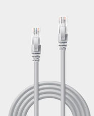 UNITEK CAT6 UTP Round Ethernet Cable | 5m | 1 Gbps | 250 MHz | Gold-Plated RJ45 | PVC Jacket | Y-C812AGY - Space Grey