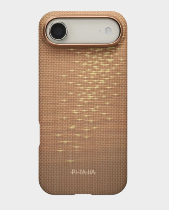 Buy PITAKA Glints of Gold Case for iPhone Air Golden in Qatar