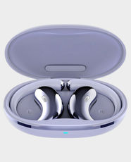 Swiss Military Delta 7 Truly Wireless Bluetooth Earbuds | Open-Ear | Touch Controls | 6 Hours Playback | Instant Pairing | SM-TWS-DELTA7-PPL - Purple
