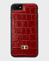 Gold Black iPhone 7 Croco Red in Qatar