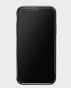 Gold Black iPhone X Leather Case Unico Black