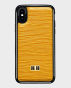 Gold Black iPhone X Case Unico Yellow in Qatar