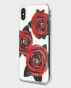 Guess Transparent Red Rose Hard Phone Case For iPhone X in Qatar and Doha