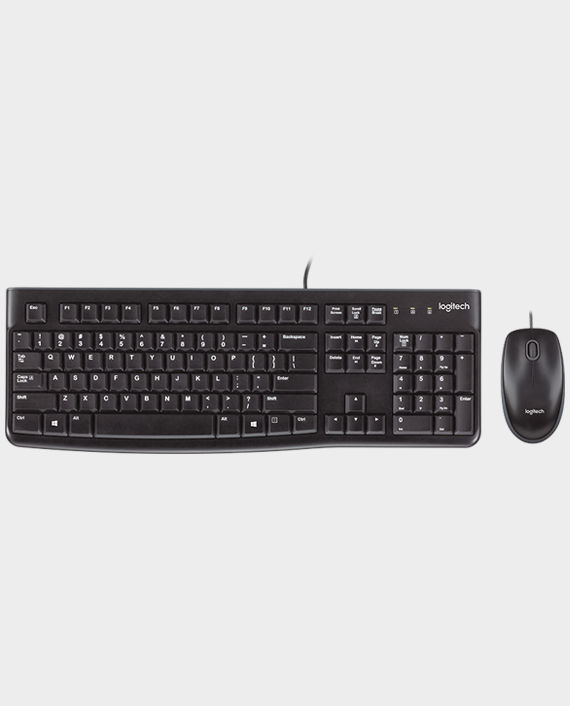 Logitech MK120 Desktop Keyboard and Mouse in Qatar AlaneesQatar.Qa