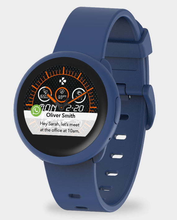 MYKRONOZ ZeRound3 Lite Smartwatch – Navy Blue