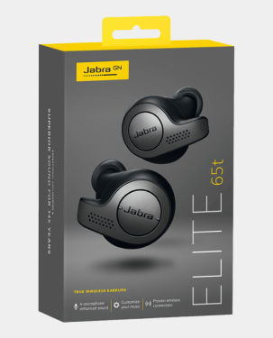 Jabra elite 65t titanium black true wireless earbuds hot sale