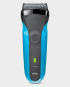 Braun Series 3 310s Wet & Dry Shaver with Protective Cap - Black-Blue in Qatar