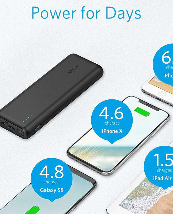 Buy Anker PowerCore External Battery 20100 mAh Black in Qatar ...