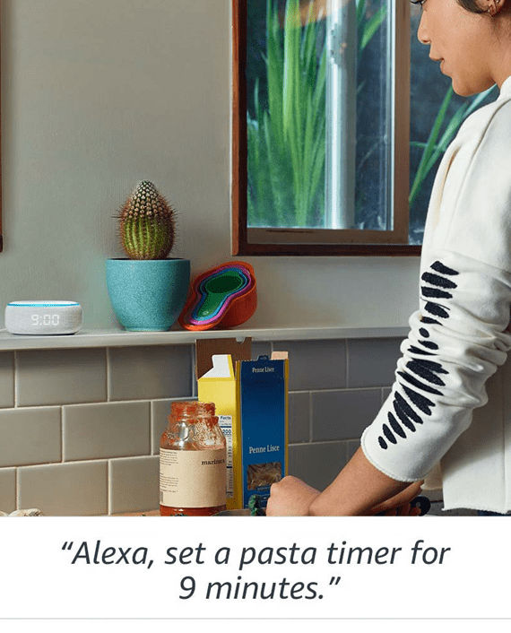 Buy Amazon Echo Dot (3rd Gen) Smart Speaker with Clock in Qatar ...