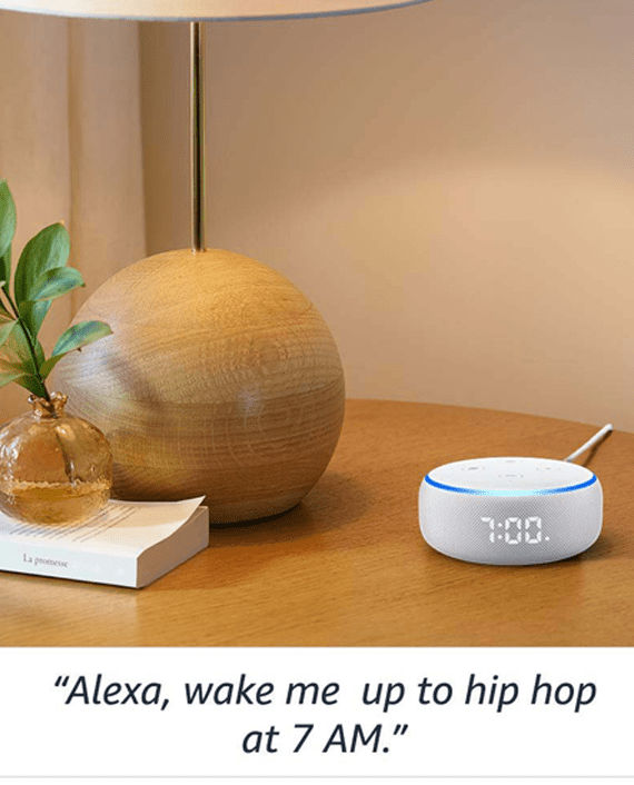 Buy Amazon Echo Dot (3rd Gen) Smart Speaker with Clock in Qatar ...