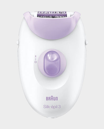 Buy Braun Series 3-3170 Silk Epil Epilator - Purple in Qatar 
