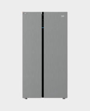 Beko GNE640E21PX Side by Side Refrigerator 640 Ltr Silver in Qatar