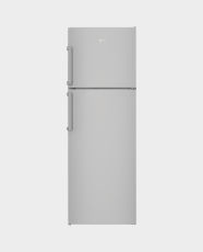 Beko RDNE350K21S Top Mount Refrigerator 390L Silver in Qatar