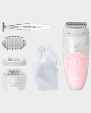 Braun SES5-820 Silk - Epil 5 Epilator with 3 in 1 Trimmer - Pink/White