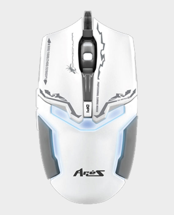Dragon War Ares G10WH Gaming Mouse 3200 DPI – White