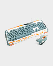 Dragon War GKM-001 Sencaic Gaming Keyboard Mouse Combo Set White in Qatar