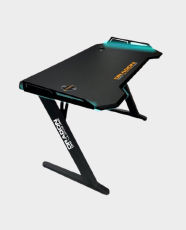 Dragon War GT-006 V3 RGB Gaming Desk with Wireless Charger – Black