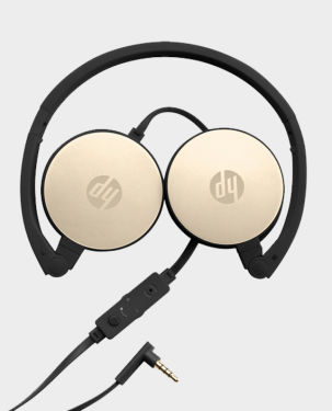HP Stereo Headset H2800-2AP94AA Black with Silk Gold in Qatar