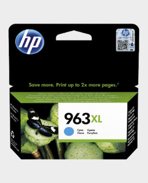HP 3JA27AE 963XL High Yield Original Ink Cartridge Cyan in Qatar