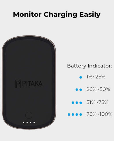 Buy Pitaka Magez Juice Magnetic Powerbank & 2 In 1 Wireless Charging ...