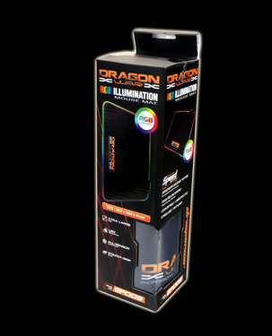 Dragon War GP-009 RGB light effect Gaming Mouse Pad