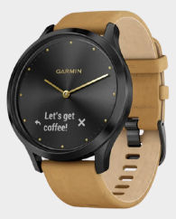 Garmin 010-01850-00 Vivomove HR Smartwatch Black Tan in Qatar