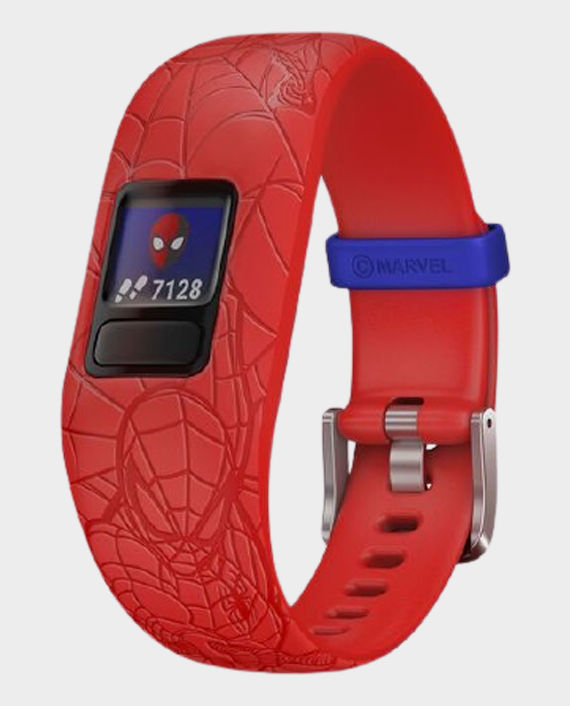 Garmin 010-01909-16 Vivofit Jr.2 Adjustable Smartwatch Marvel Spider-Man – Red
