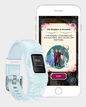 Garmin 010-01909-18 Vivofit Jr.2 Adjustable Smartwatch Disney Frozen 2 Elsa