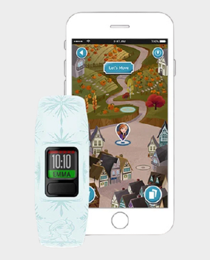 Garmin 010-01909-18 Vivofit Jr.2 Adjustable Smartwatch Disney Frozen 2 Elsa