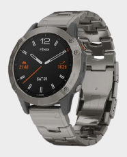 Garmin 010-02158-23 Fenix 6 Pro and Sapphire Edition Smartwatch Titanium in Qatar