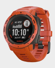 Garmin Instinct 010-02064-02 Smartwatch Flame Red in Qatar