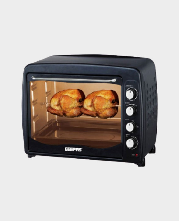 Geepas GO4459 2000W Electric Oven With Rotisserie Black in Qatar