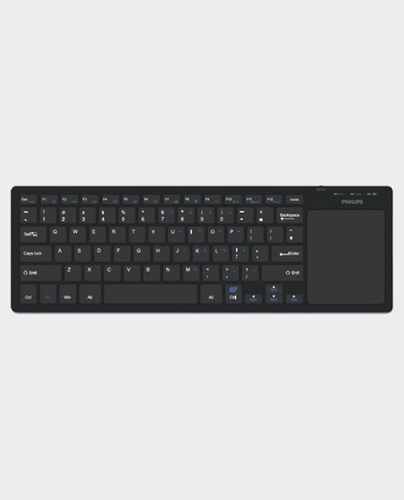 Buy Philips K405 Wireless keyboard with Touchpad Black in Qatar