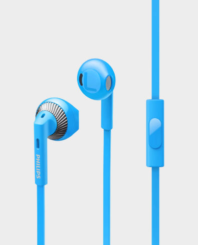 Buy JBL In Ear Bass Headphones T110 Blue in Qatar 